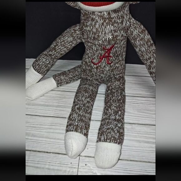 Alabama Crimson Tide Collectible Plush Sock Monkey Jenkins Enterprises 2010 - Picture 4 of 9